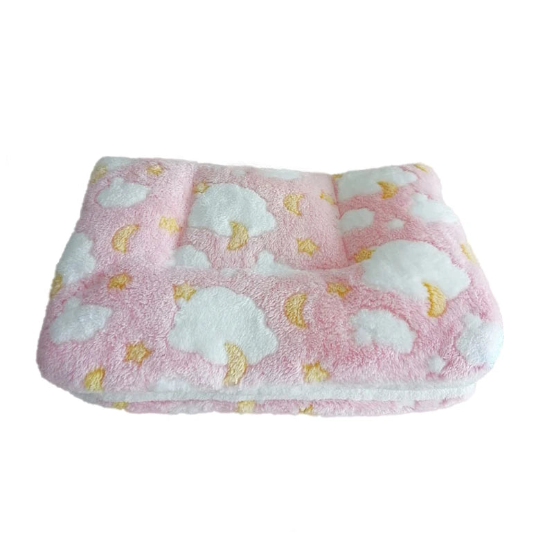 Flannel Pet Pad Dog Bed Thickened Sleeping Pad Dog Blanket Suitable for Chihuahua Labrador Puppy Kitten Small Large Dog Pet Rug