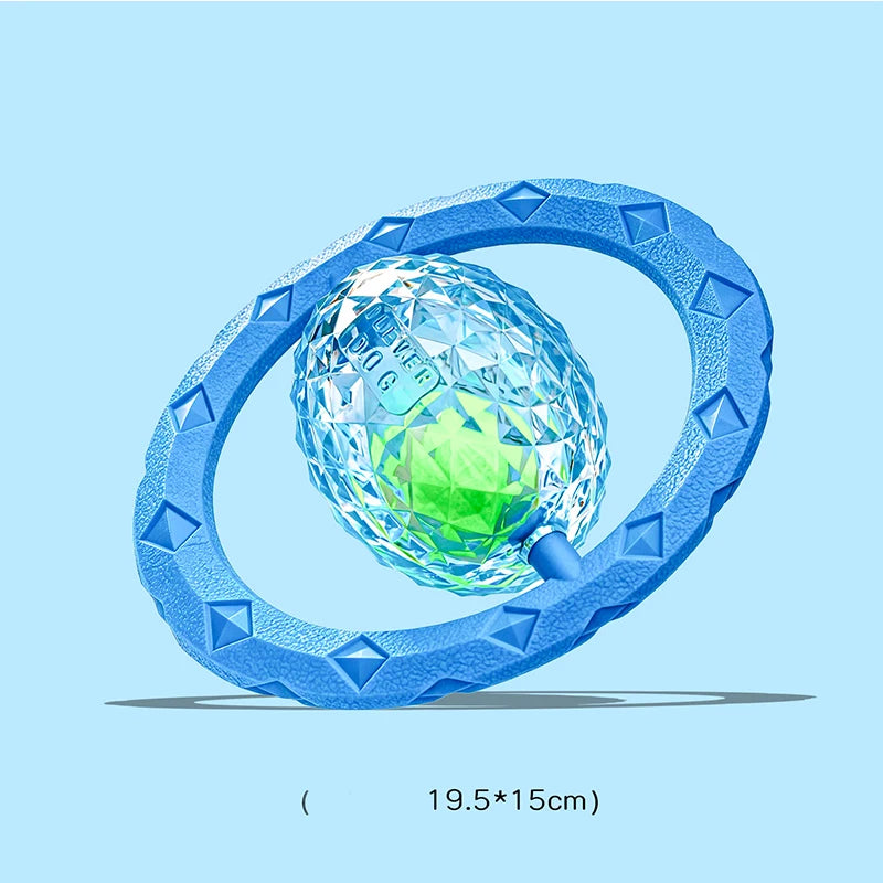 Interactive Dog Tug Toy Ball Tug Bite Resistant Pet Chew Toy Tug of War Pull Ring Training Toy for Large Dogs Puppy Outdoor Play