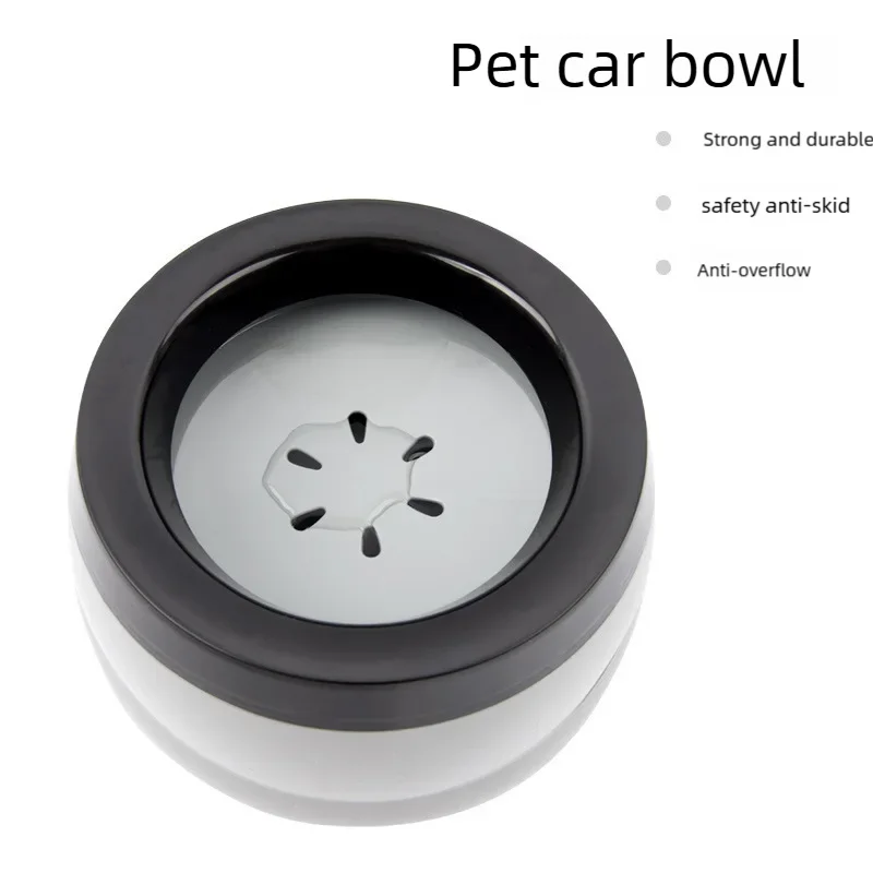 Pet Dog Bowls Floating Not Wetting Mouth Cat Bowl No Spill Drinking Water Feeder Plastic Portable Dog Bowl Dog Accessories