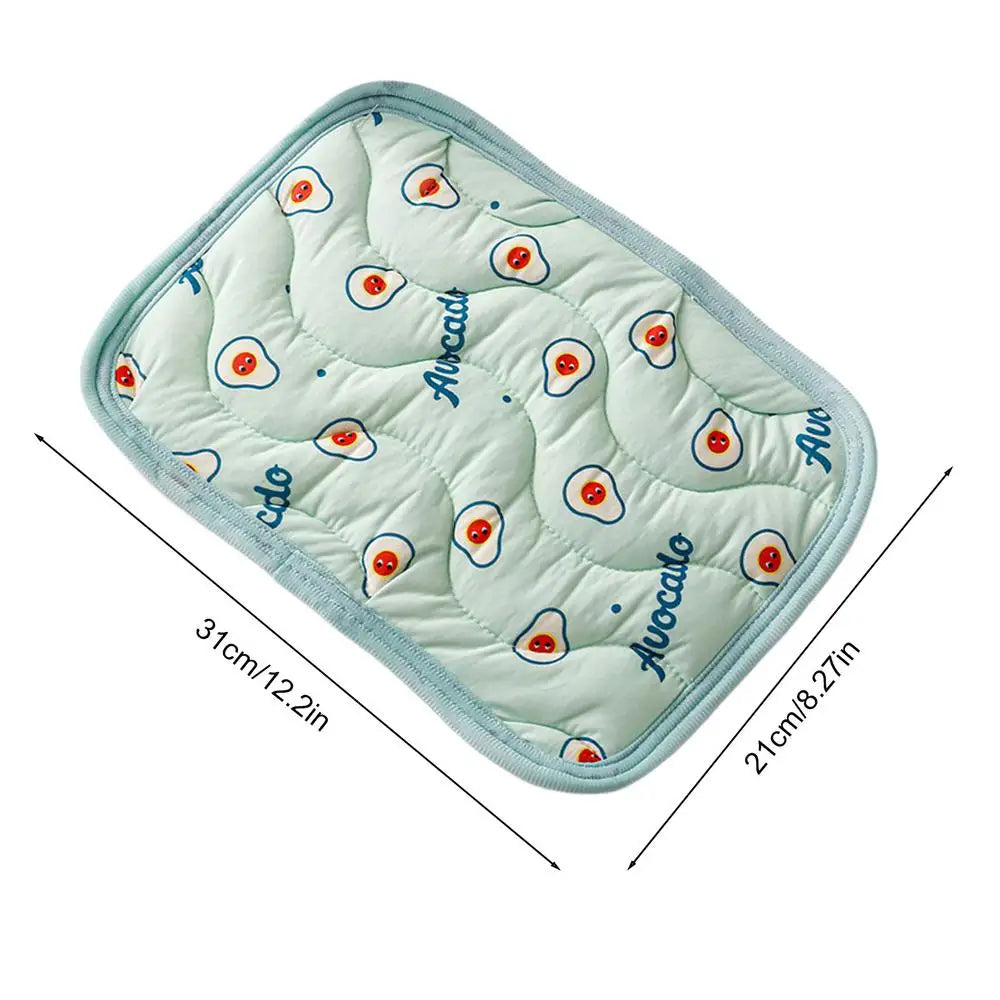 Cat Dog Ice silk guinea pig cooling mat Summer cooling mat Pet Cold Bed Pet Cooling Blanket Washable Small Animals Sleeping Bed
