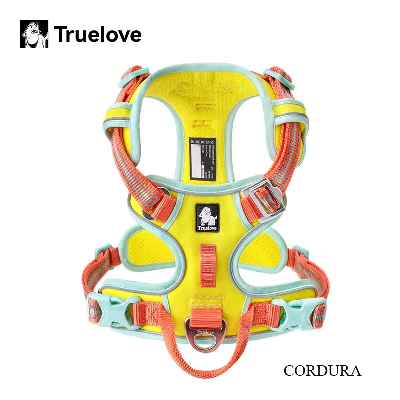 No Pull Dog Harness Reflective Breathable Adjustable Training Vest for Small Medium Large Dogs Night Walking TLH5657