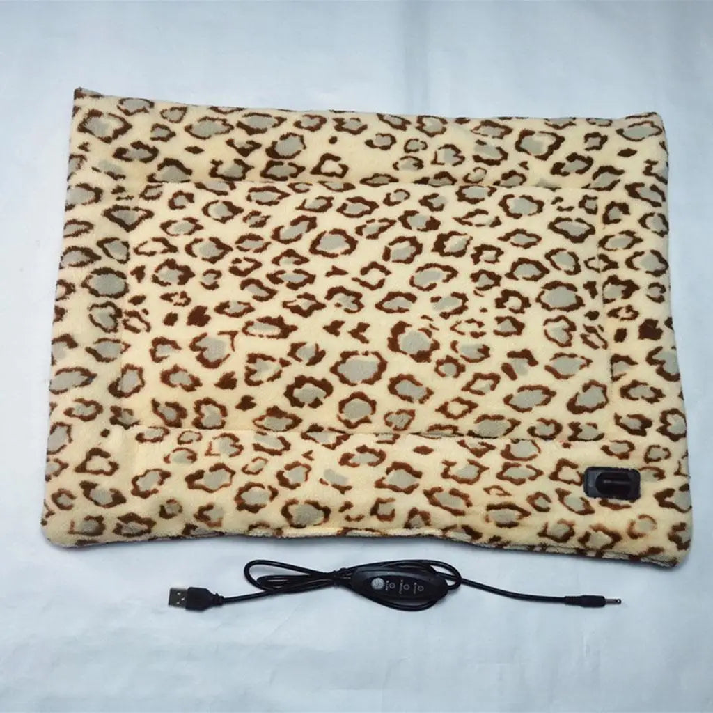 Pet Electric Blanket Washable Winter Warming Pad Cat Dog Heated Nest USB Soft Waterproof Small Pet Mat Bed for Puppy Kitten