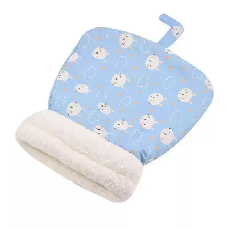 Soft Cuddly Cat Sleeping Bag Fluffy Feel Thickened Pet Pocket Quilt Bed Warm Nest for Kitten Puppy Comfortable Warmth
