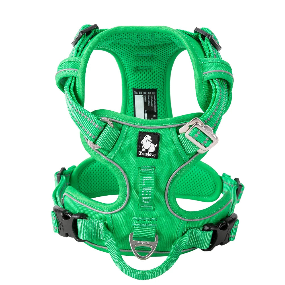 No Pull Dog Harness Reflective Breathable Adjustable Training Vest for Small Medium Large Dogs Night Walking TLH5657