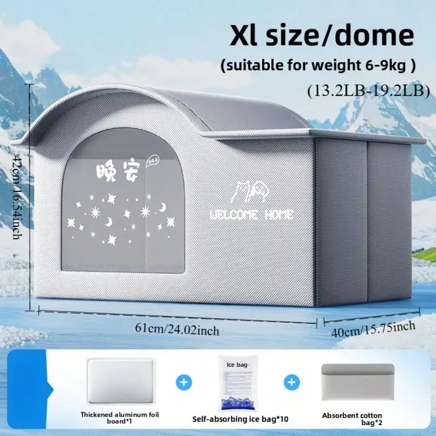 Summer small Cat/Dog Ice House Air Conditioning BED Summer Cooling Tool Nest Cat/Dog Four Seasons Pet Ice House