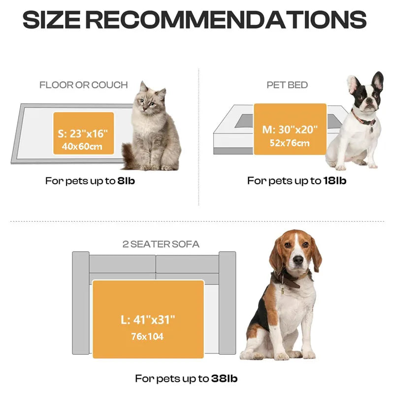 2PCS Soft Fluffy High Quality Dog Blanket Flannel Dog Sleeping Blanket Paw Print Pattern Pet Mat Warm Comfortable Cat Blanket