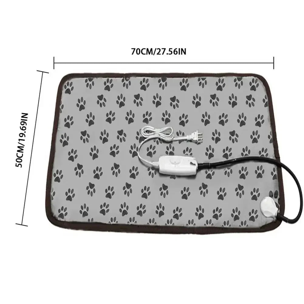 1PCS  Dog and cat electric blanket heating pad pet mattress waterproof anti-bite adjustable temperature chair cushion