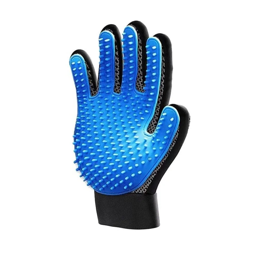 Pet Grooming Gloves Cat Dog Shedding Brush Bathing Mitt Remove Loose Fur Tool