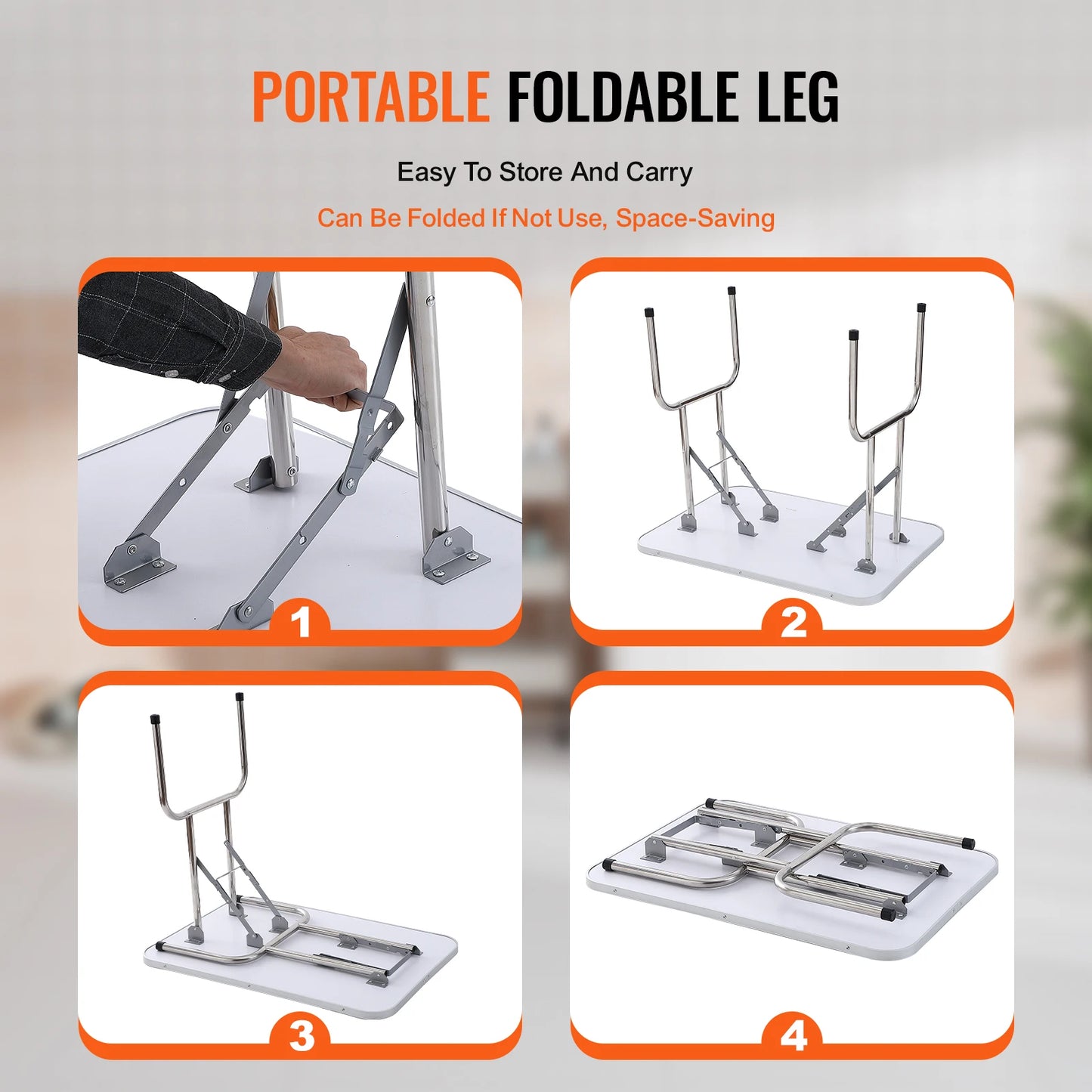 Pet Grooming Table Two Arms w/ Clamp Dog Grooming Station Foldable Pets Stand for Medium Small Dogs with Grooming Loop