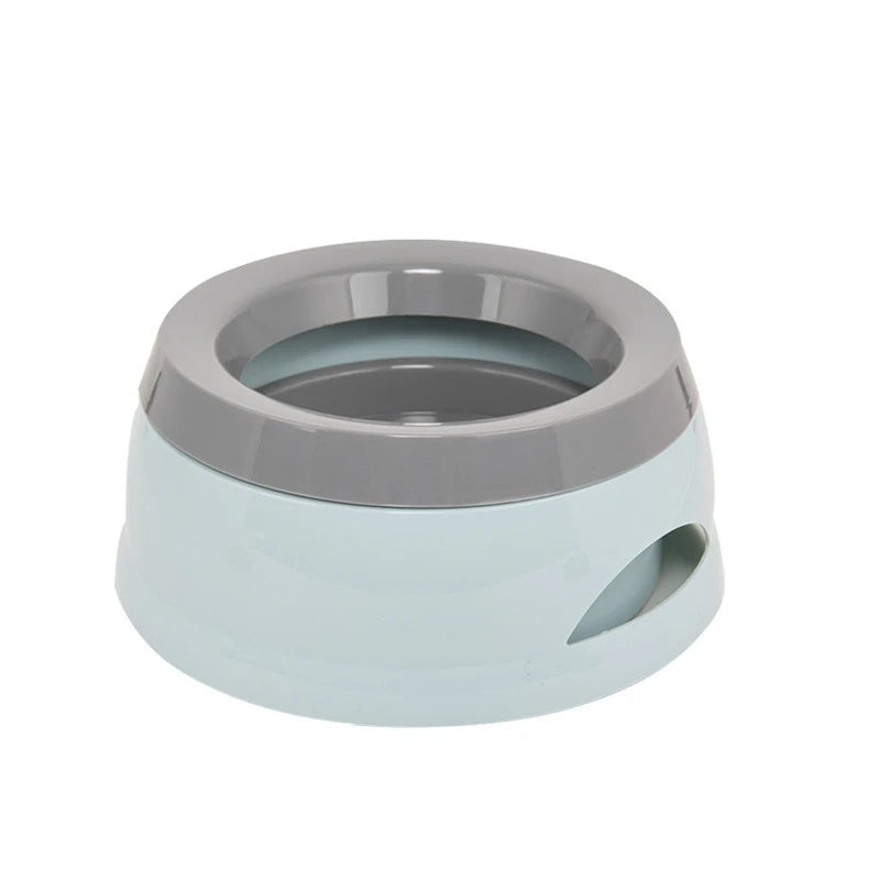 Pet Dog Bowls Floating Not Wetting Mouth Cat Bowl No Spill Drinking Water Feeder Plastic Portable Dog Bowl Dog Accessories